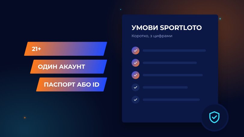 Умови Спортлото — один акаунт, верифікація, вейджер x15